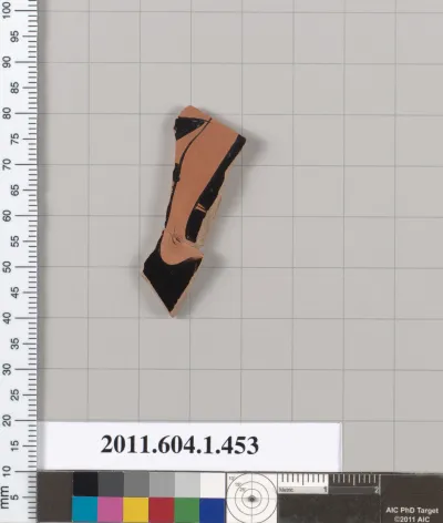 Terracotta fragment of a kylix (drinking cup)