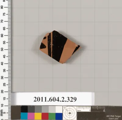 Terracotta fragment of a column-krater (bowl for mixing wine and water)