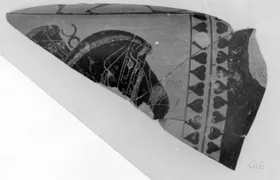 HYDRIA, FRAGMENT (ATHENIAN, BLACK-FIGURE)