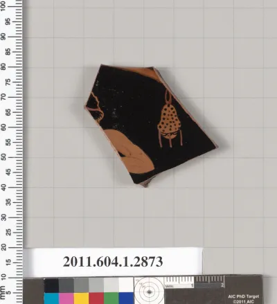 Terracotta fragment of a kylix (drinking cup)