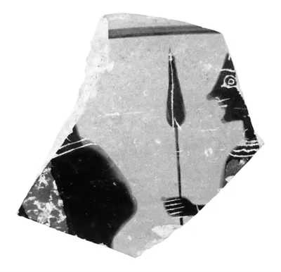 Attic Black-Figure Siana Cup Fragment