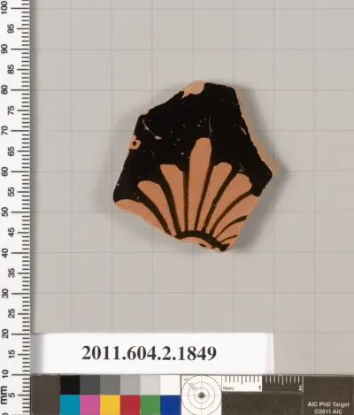 Terracotta fragment of a skyphos (deep drinking cup)