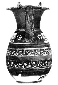 OLPE (ETRUSCO-CORINTHIAN, BLACK-FIGURE)