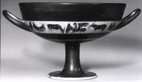 CUP, LITTLE MASTER BAND (ATHENIAN, BLACK-FIGURE)