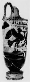 LEKYTHOS, FRAGMENT (ATHENIAN, BLACK-FIGURE)