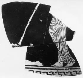 CHOUS, FRAGMENT (ATHENIAN, RED-FIGURE)