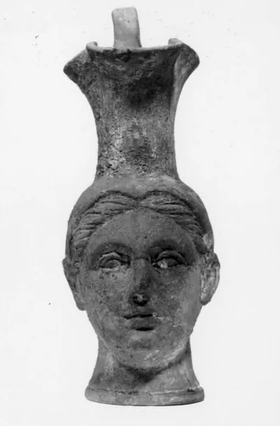 œnochoé ; vase plastique