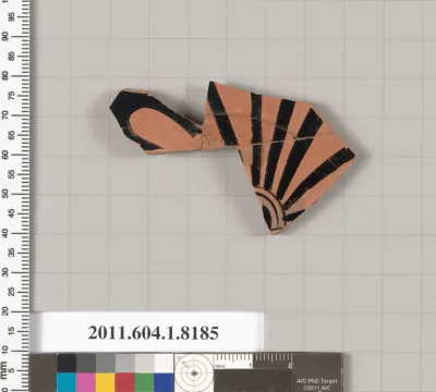 Terracotta fragment of a kylix (drinking cup)