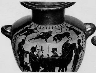 HYDRIA (ATHENIAN, BLACK-FIGURE)