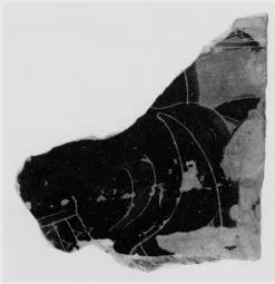 LEBES, FRAGMENT (ATHENIAN, BLACK-FIGURE)