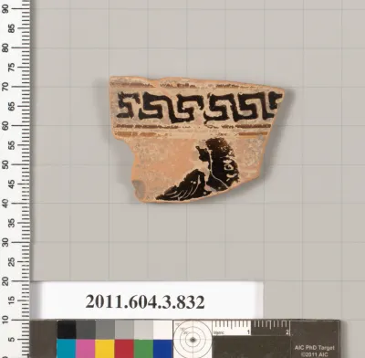 Terracotta fragment of a lekythos (oil flask)