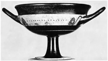 CUP, LITTLE MASTER BAND (ATHENIAN, BLACK-FIGURE)
