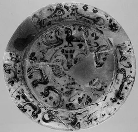 PLATE (ATHENIAN, BLACK-FIGURE)