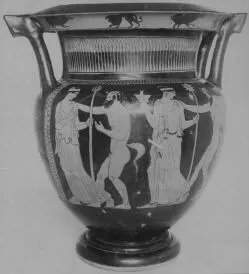 KRATER, COLUMN (ATHENIAN, RED-FIGURE)