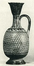 LEKYTHOS, SQUAT (SOUTH ITALIAN, APULIAN, BLACK PATTERN)