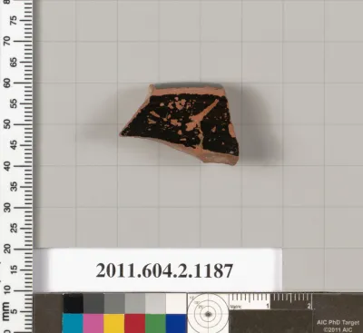 Terracotta fragment from an undetermined shape