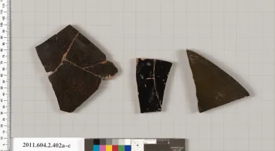 Terracotta fragments of column-kraters (bowls for mixing wine and water)