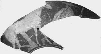 CUP, FRAGMENT (ATHENIAN, RED-FIGURE)
