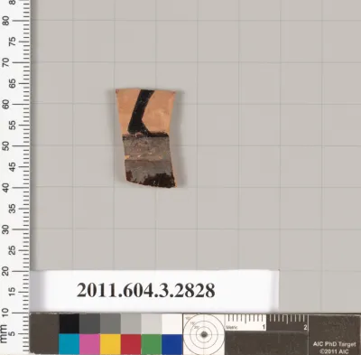 Terracotta fragment of an oinochoe (jug) or an olpe (jug)?