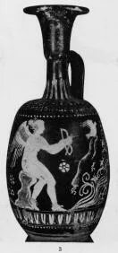 LEKYTHOS, SQUAT (SOUTH ITALIAN, GNATHIAN, BLACK GLAZE)
