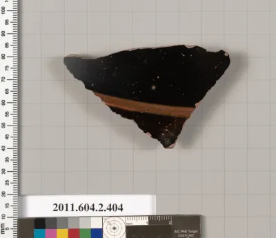 Terracotta fragment of a column-krater (bowl for mixing wine and water)