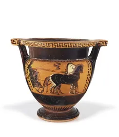 KRATER, COLUMN (ATHENIAN, BLACK-FIGURE)