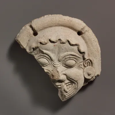 Antefix, Gorgoneion