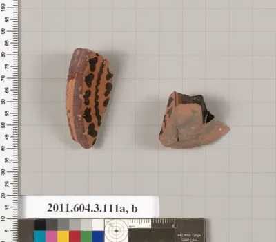 Terracotta fragments of amphorae (jars)