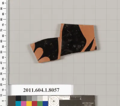 Terracotta fragment of a kylix (drinking cup)