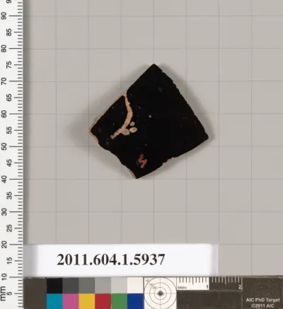 Terracotta fragments of a kylix?