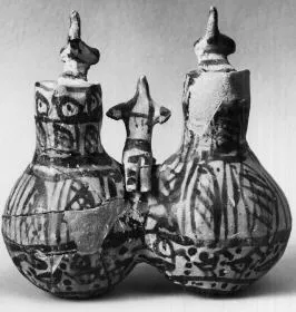 DOUBLE VASE (ATHENIAN, OUTLINE)