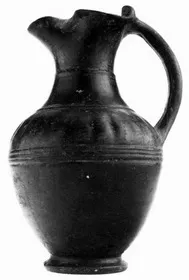 OINOCHOE (ETRUSCAN, BUCCHERO)