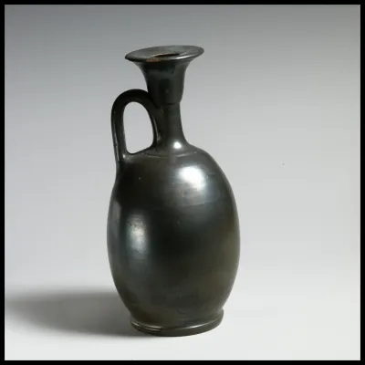 Terracotta lekythos (oil flask)