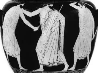 STAMNOS (ATHENIAN, RED-FIGURE)