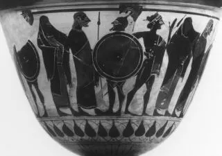PYXIS (ATHENIAN, BLACK-FIGURE)