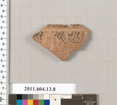 Terracotta fragment of a skyphos (deep drinking cup)?