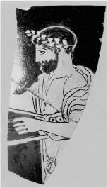 SKYPHOS, FRAGMENT (ATHENIAN, RED-FIGURE)