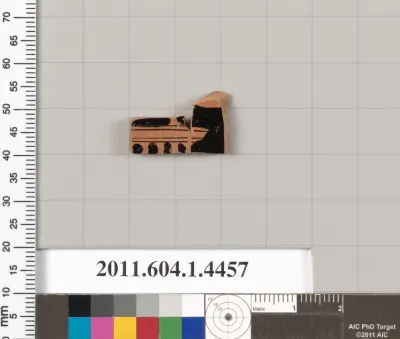 Terracotta fragment of a kylix (drinking cup)