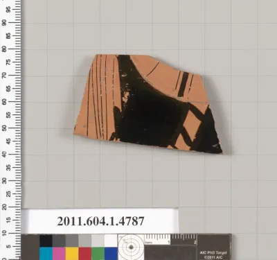 Terracotta fragment of a kylix (drinking cup)