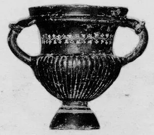 KRATER (SOUTH ITALIAN, CAMPANIAN, BLACK GLAZE)