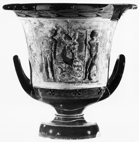 KRATER, CALYX (ATHENIAN, RED-FIGURE)