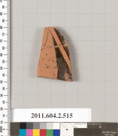 Terracotta fragment of a column-krater (bowl for mixing wine and water)