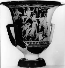 KRATER, CALYX (ATHENIAN, RED-FIGURE)