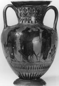 AMPHORA, NECK (ATHENIAN, BLACK-FIGURE)