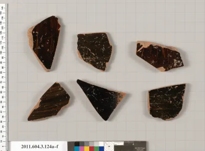 Terracotta fragments of amphorae (jars)