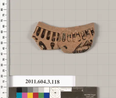 Terracotta fragment of an amphora (jar)?