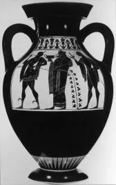 AMPHORA, BELLY, TYPE B (ATHENIAN, BLACK-FIGURE)