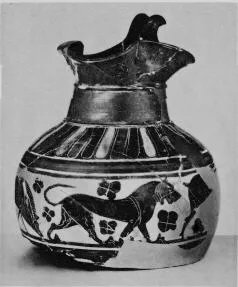 OINOCHOE (CORINTHIAN, BLACK-FIGURE)