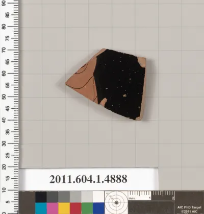 Terracotta fragment of a kylix (drinking cup)