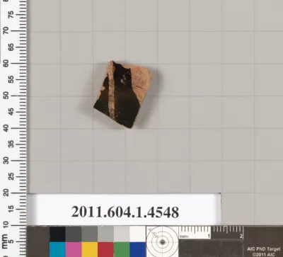 Terracotta fragment of a kylix (drinking cup)